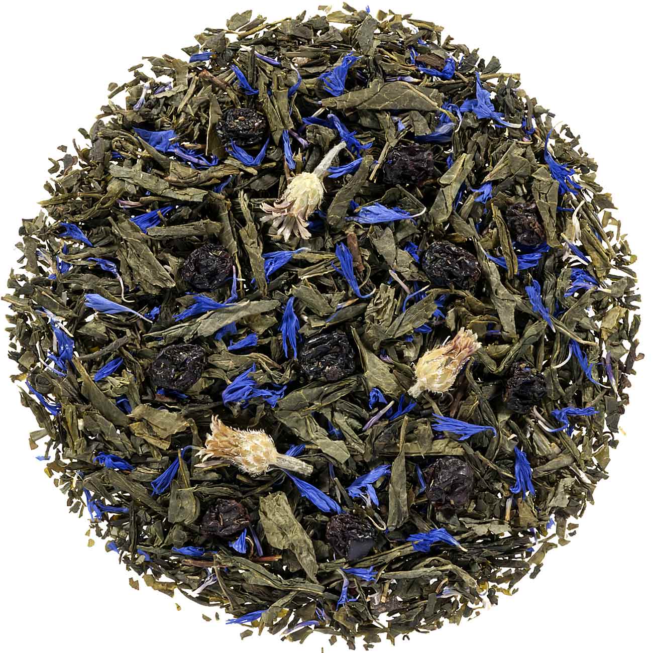 Blaubeerwunder aromatisierter loser grüner Tee